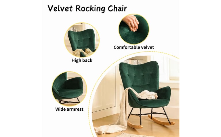 Designer Rocking Chair(Princess Chair) - Brand new  