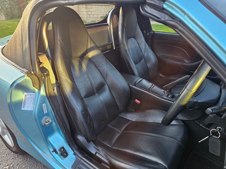 ★MAZDA MX-5 1.8-vvt ★50,000 MILES! STUNNING EXAMPLE! RARE CRYSTAL BLUE COLOUR MX5 ROADSTER 146BHP 
