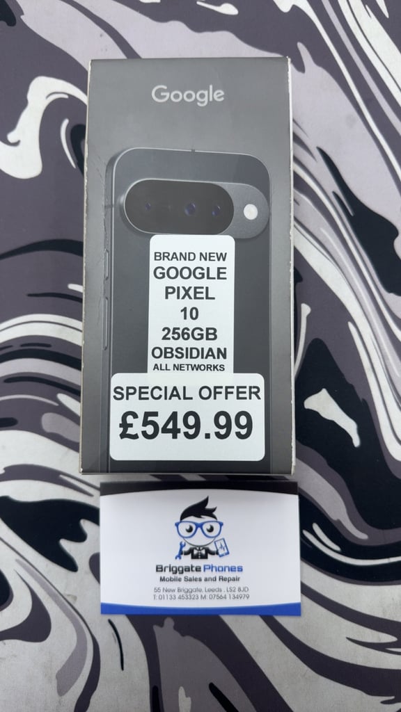 GOOGLE PIXEL 10 256GB BRAND NEW SEALED ONE YEAR WARRANTY 
