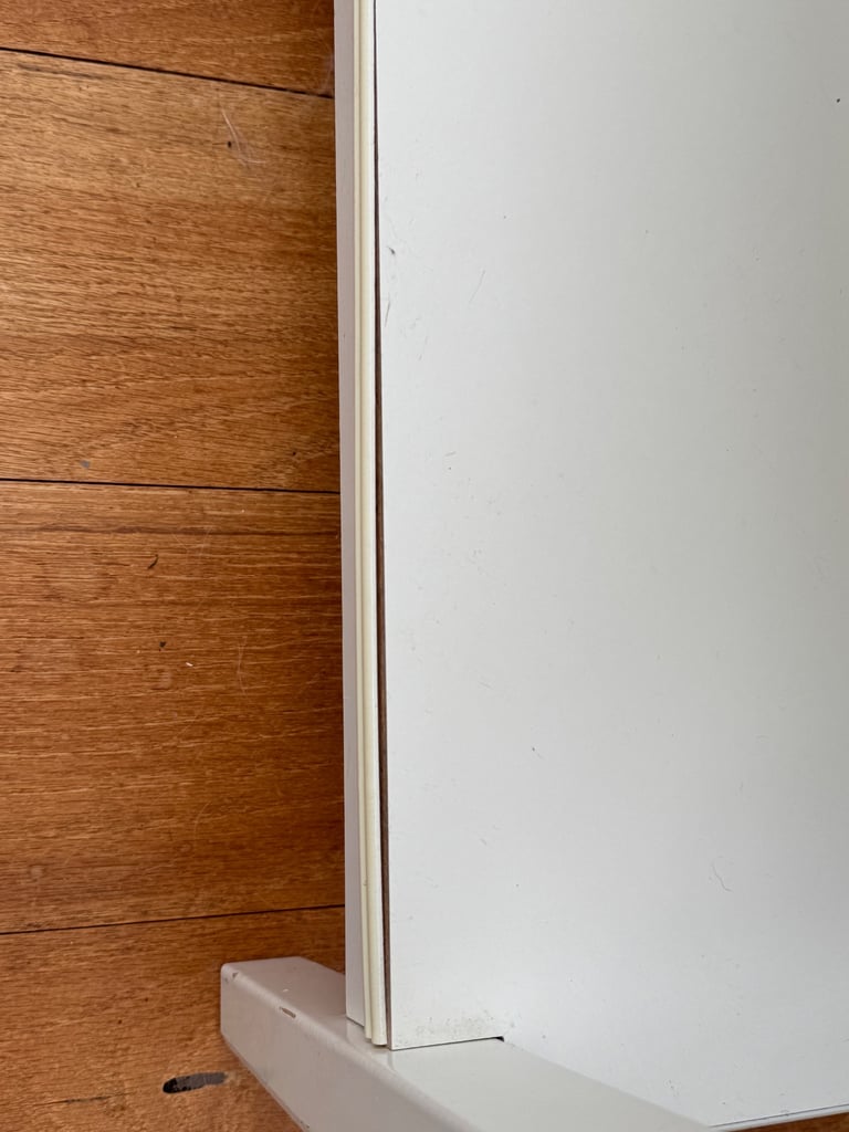 IKEA Liatorp coffee table white square with drawer