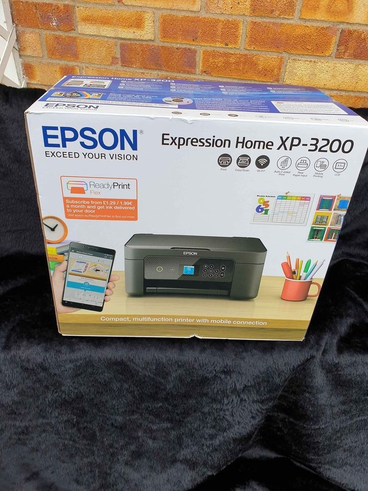 New Epson Expression Home XP-3200 Print Scan Copy all in one Wi-Fi