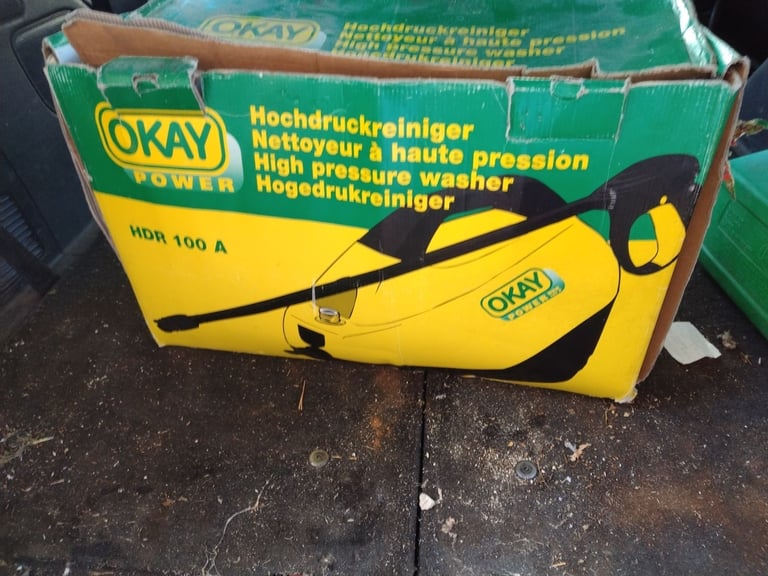 image for Pressure washer with lance and nozzle and attachment good condition good working order 
