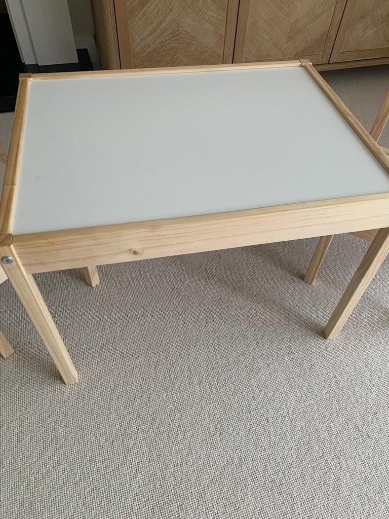 Wooden table and chairs set