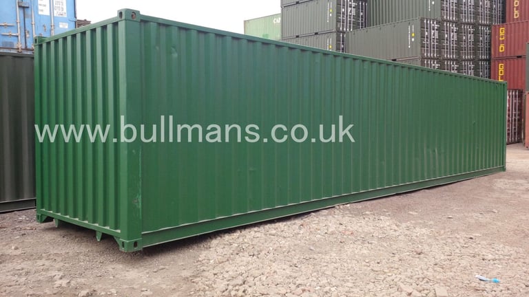40ft Refurbished & Repainted Shipping Container – Steel Storage Unit – For Sale