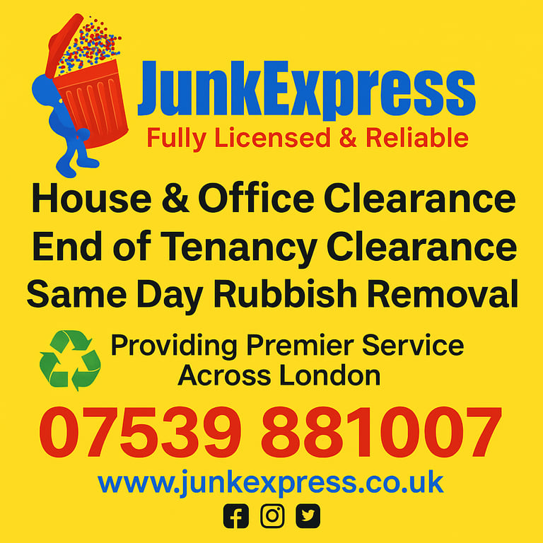 RUBBISH REMOVAL,JUNK COLLECTION,END OF TENANCY WASTE DISPOSAL & PROBATE HOUSE CLEARANCE