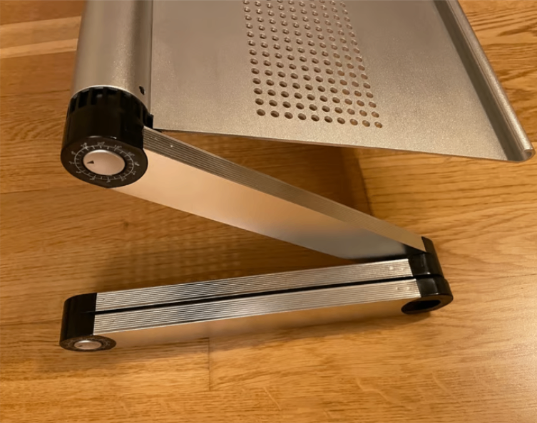 image for Adjustable Laptop Stand and Book Holder - Portable Aluminum Stand RRP £45.00