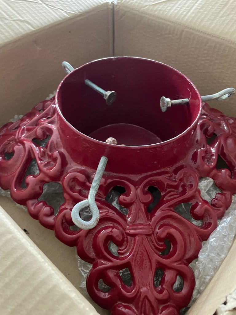 image for Cast iron Christmas tree stand