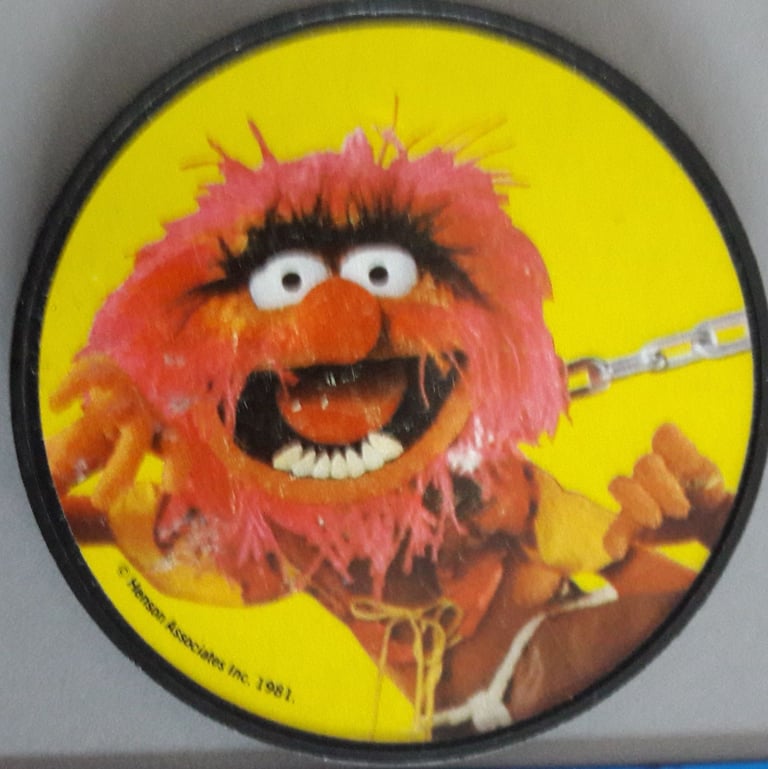 image for Muppets Animal bicycle wheel reflector vintage 1981 – post or collect