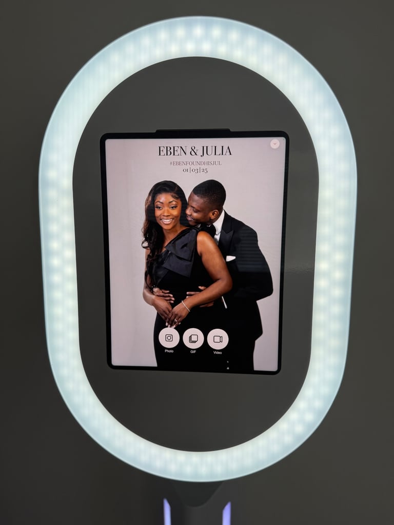 image for Photo Booth/Selfie Pod Hire – Perfect for Weddings, Parties & Events (London/UK) 