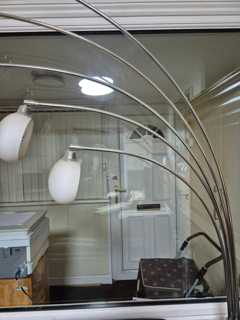 Floor lamp & matching table lamp
