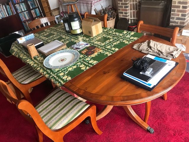image for Mahogany dining table