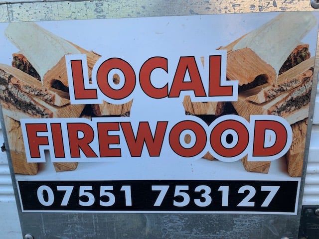 Local firewood ready to burn