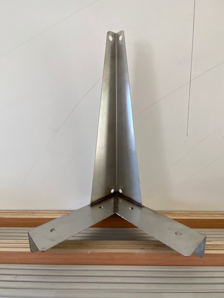 Dormer Roof Corner Bracket 380mm - Stainless Steel ideal for Bird Seagull Pigeon Netting Work etc