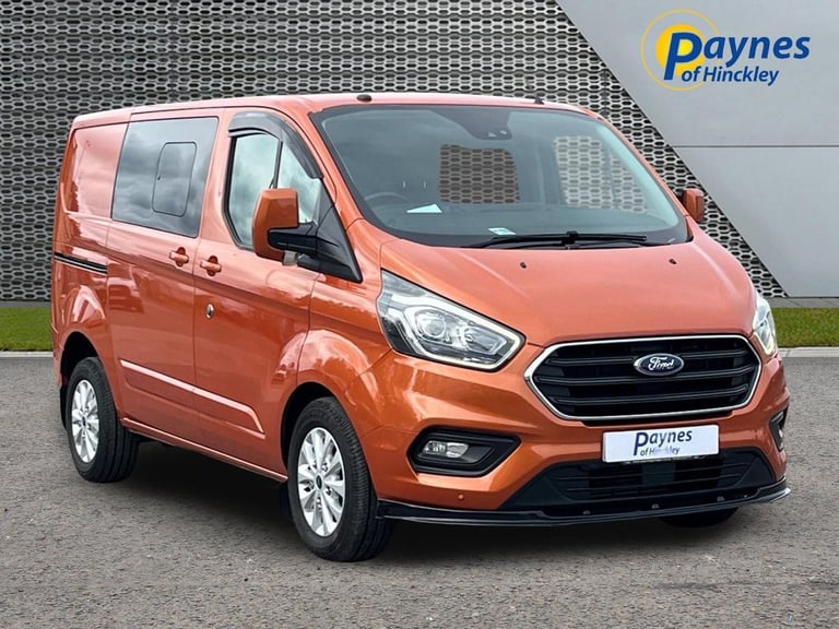 image for 2019 Ford Transit Custom 300 L1 Double Cab in Van 2.0L 130PS Auto in Orange Glow