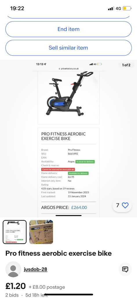 image for Aerobic exercise bike 