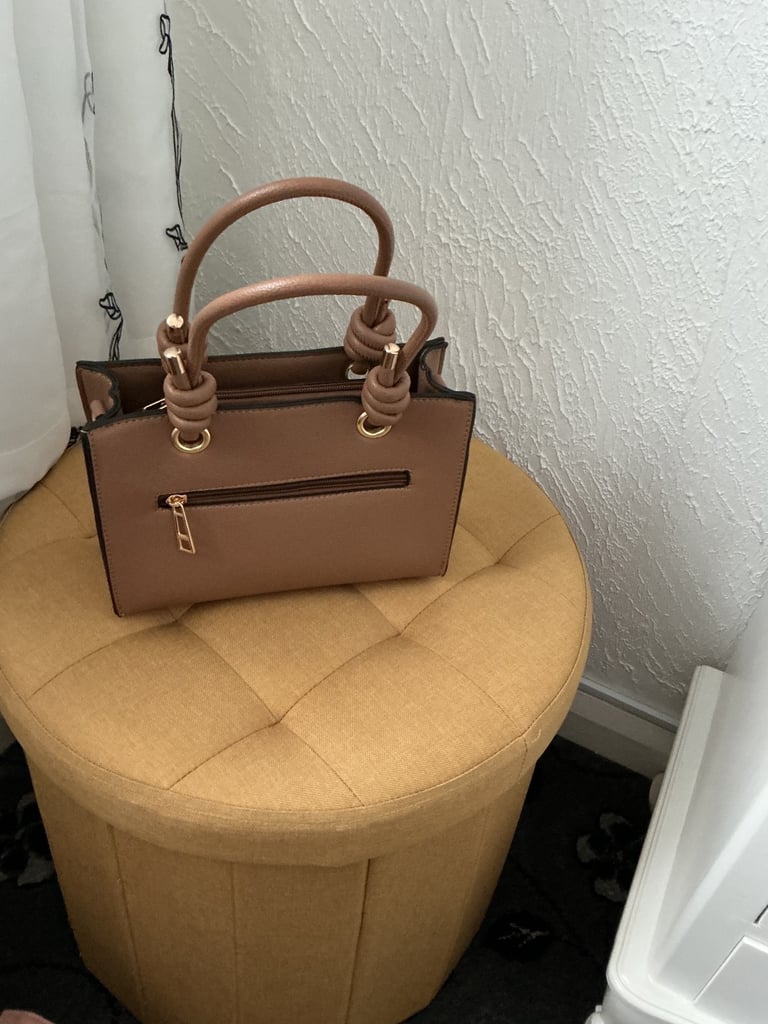 Toto brown ladies bag size 9” x 6”