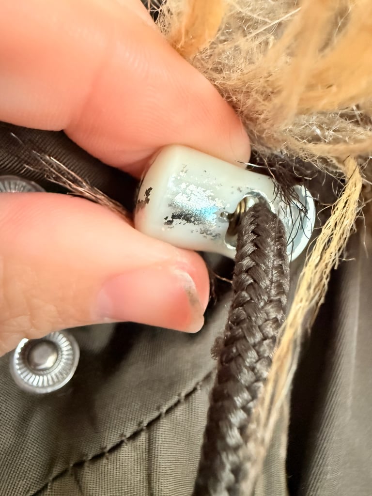 F&F - Olive Green Parka Coat with Faux Fur Hood - Size UK 22