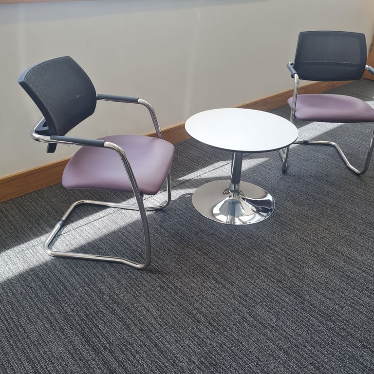 Set of 4 x netback executive office chairs 