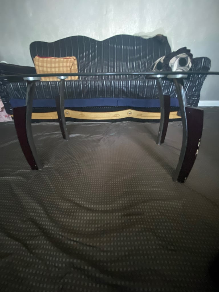 Elegant Oval Glass Coffee Table - Modern Design