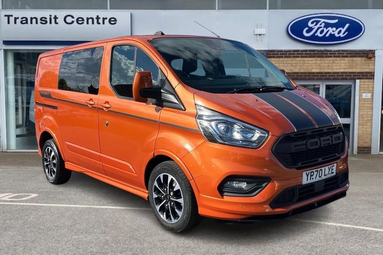 2020 Ford Transit Custom 320 Sport L1 SWB Double Cab FWD 2.0 EcoBlue 185ps Low Roof NAVIGATION, R...