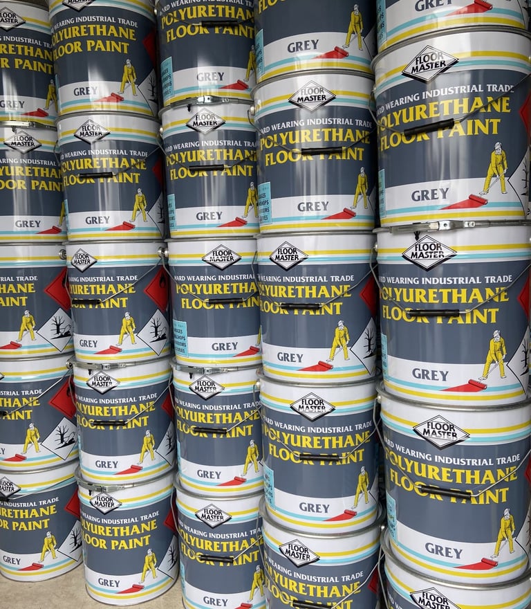 image for Heavy Duty Polyurethane Floor Paint - 20ltr.....GRAY , FREE DELIVERY