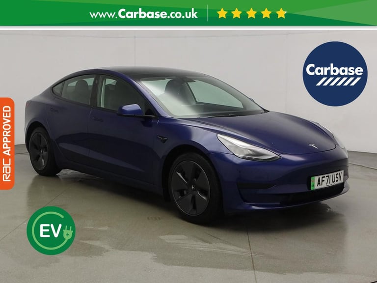2021 Tesla Model 3 Standard Range Plus Saloon 4dr Electric Auto RWD (241 bhp) Saloon Automatic