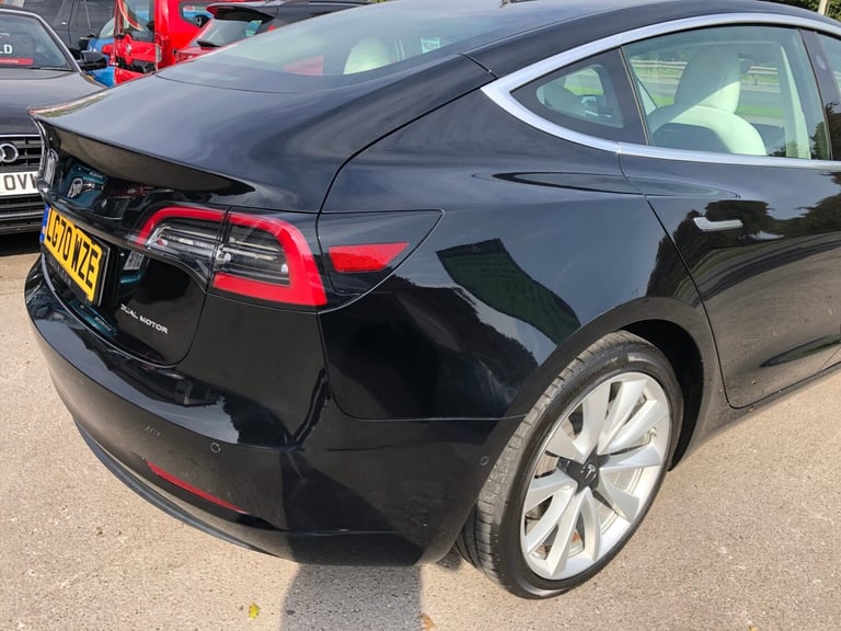 2020 Tesla Model 3 LONG RANGE AWD 36,000 miles, 348 range, white vegan leather, 19inch alloys Sal...