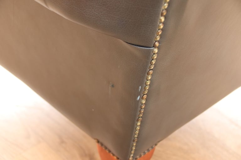 Chesterfield Luxury Wingback Armchair with Footstool (UK Delivery)