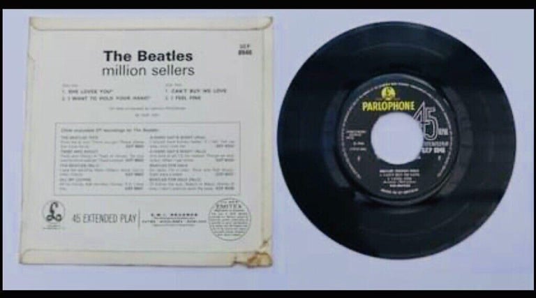 Beatles Million Sellers EP Record 