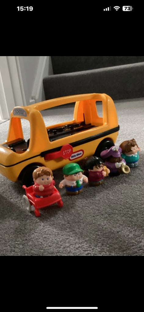 image for Little tiles school bus Boxed 2002