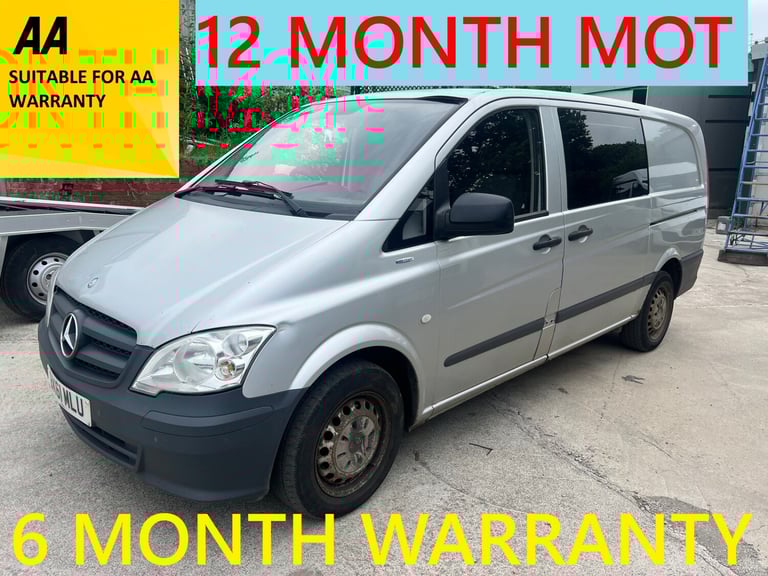 image for 2011 Mercedes-Benz Vito 113CDI BlueEFFICIENCY Window Van PANEL VAN Diesel Manual