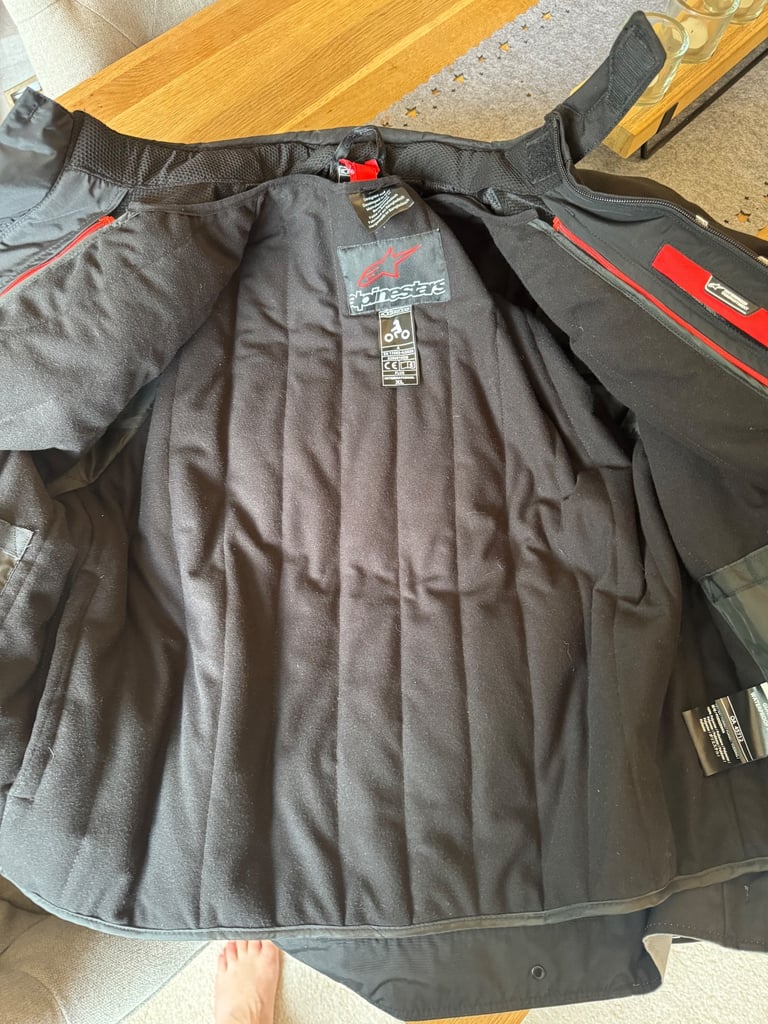 Immaculate alpinestars textile jacket - XL
