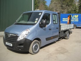 Vauxhall Movano H1 Double cab tipper with crane
