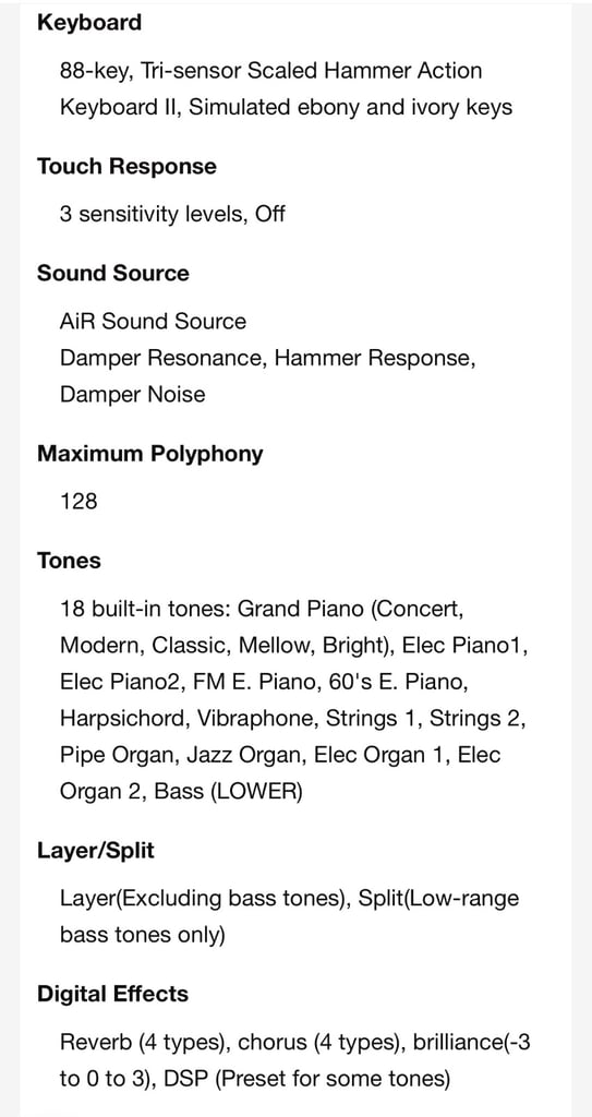 Casio Privia Px760 88 Key Digital Stage Piano