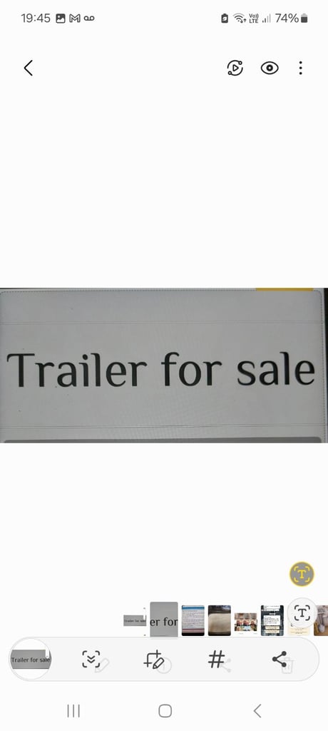 Trailer for sale