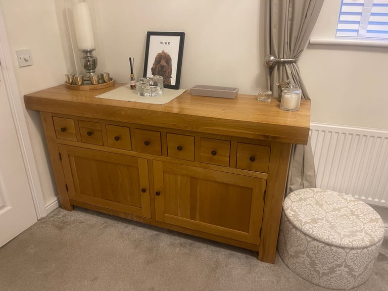 image for Solid oak sideboard
