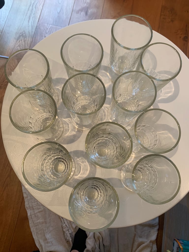 Luigi Bormioli tall ‘Hi ball’ glasses x12