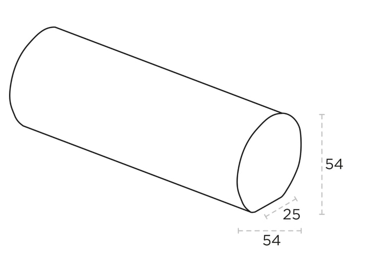 Oak Round Mopstick Handrail