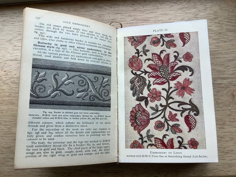 Vintage Sewing book: DMC/de Dillmont Encyclopedia of Needlework