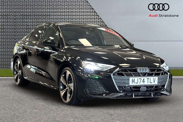 2024 Audi A3 35 TFSI Black Edition 4dr S Tronic Saloon Petrol Automatic