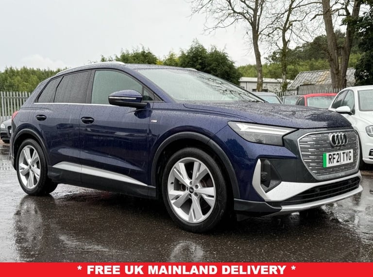 2021 Audi Q4 e-tron 35 S line SUV 5dr Electric Auto 55kWh 170 bhp F.A.S.H ESTATE ELECTRIC Automatic