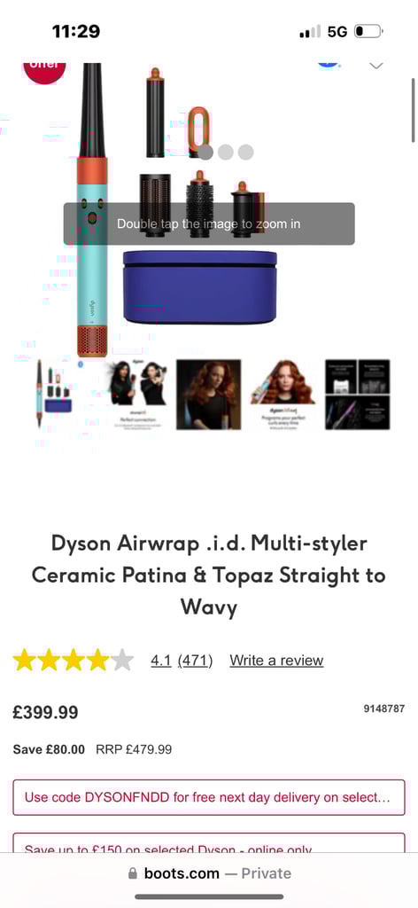 Dyson air wrap ID