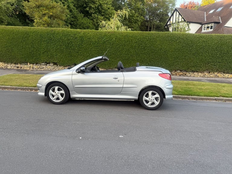 Peugeot 206 CC Convertible 1.6 Allure 2Dr Automatic with 12 Months MOT&Leather Seats&LOW 86K Miles