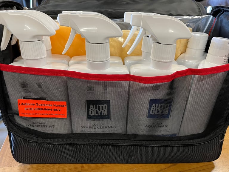 AutoGlym Car Clean set, Audi branded case.