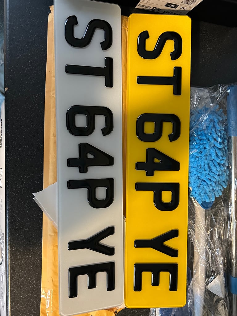 Fast Ford private number plate