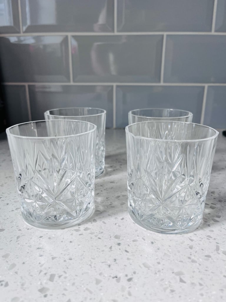image for 4x Crystal spirit glasses