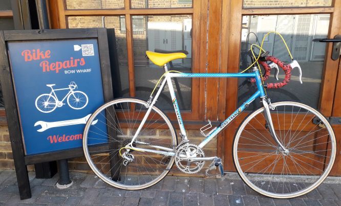 image for Bow Wharf Bicycle Workshop, next to PureGym, bikefix flat tyre service spoke tyre chain bikefix
