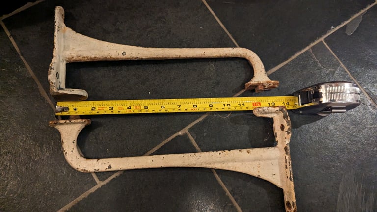 image for Vintage architectural salvage Sink brackets GB
