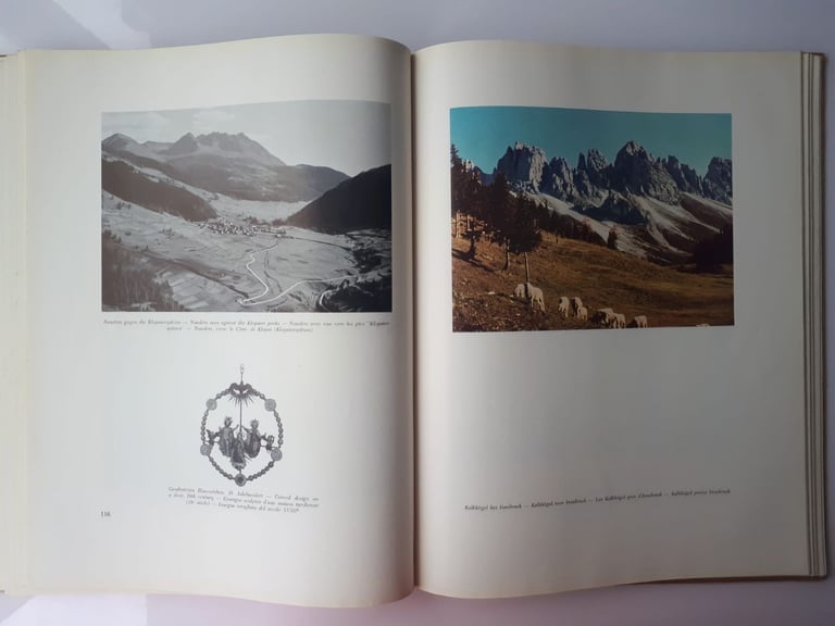 Tyrol. Franz Gschnitzer, Very rare book about Alps in Austria from 1950 Österreich 