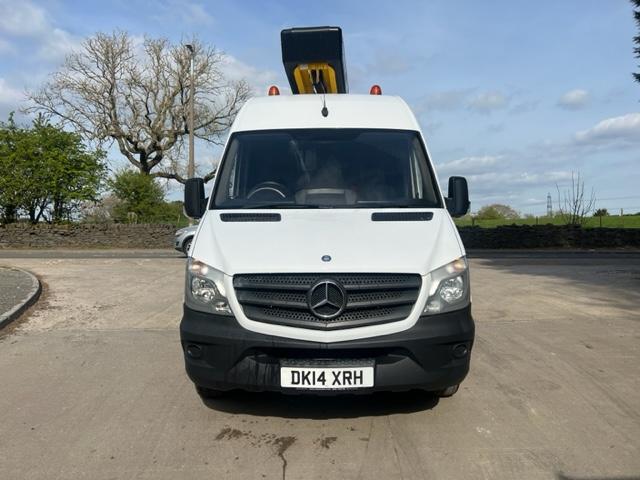 2014 Mercedes Sprinter 513CDi LWB CAZ/ULEZ Versalift Eurotel 38LF 14 Meter hoist